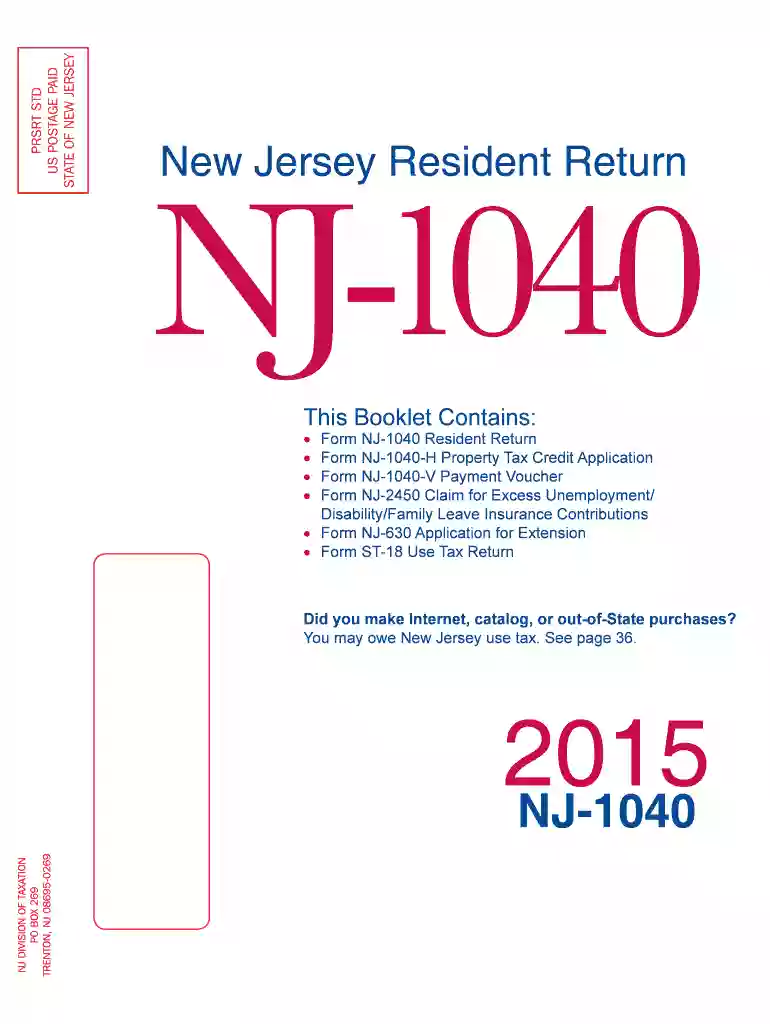 2015 nj form Preview on Page 1