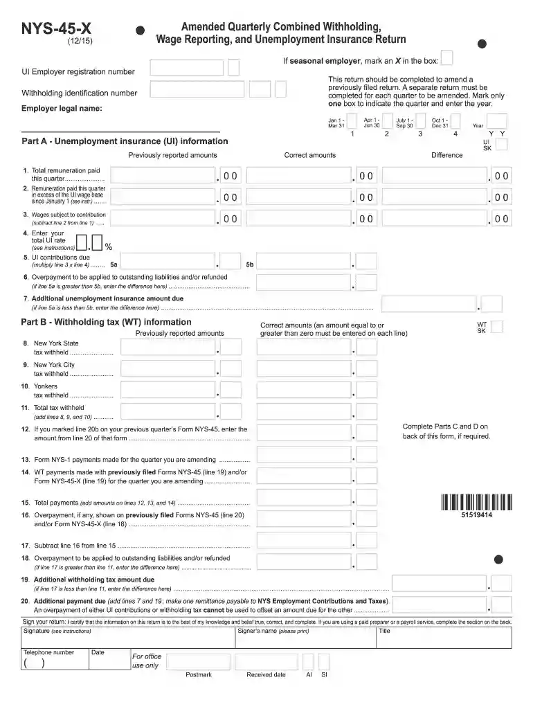 form 45 pdf Preview on Page 1
