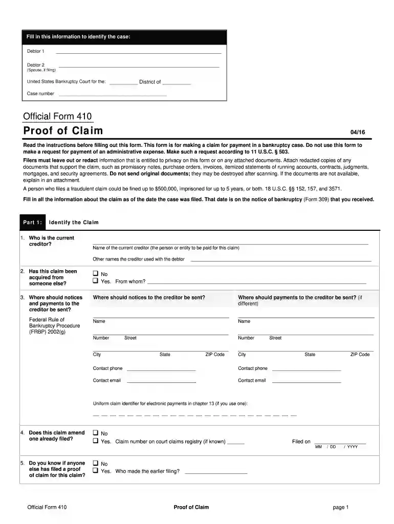 bankruptcy file Preview on Page 1
