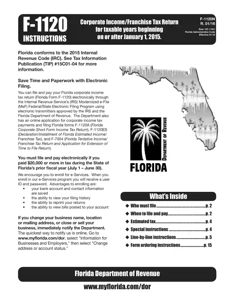 f 1120n 2016 form Preview on Page 1