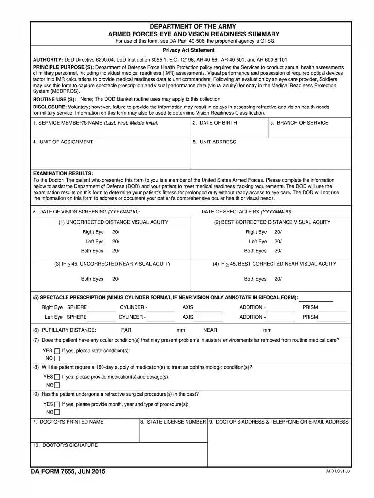 da form 7655 Preview on Page 1
