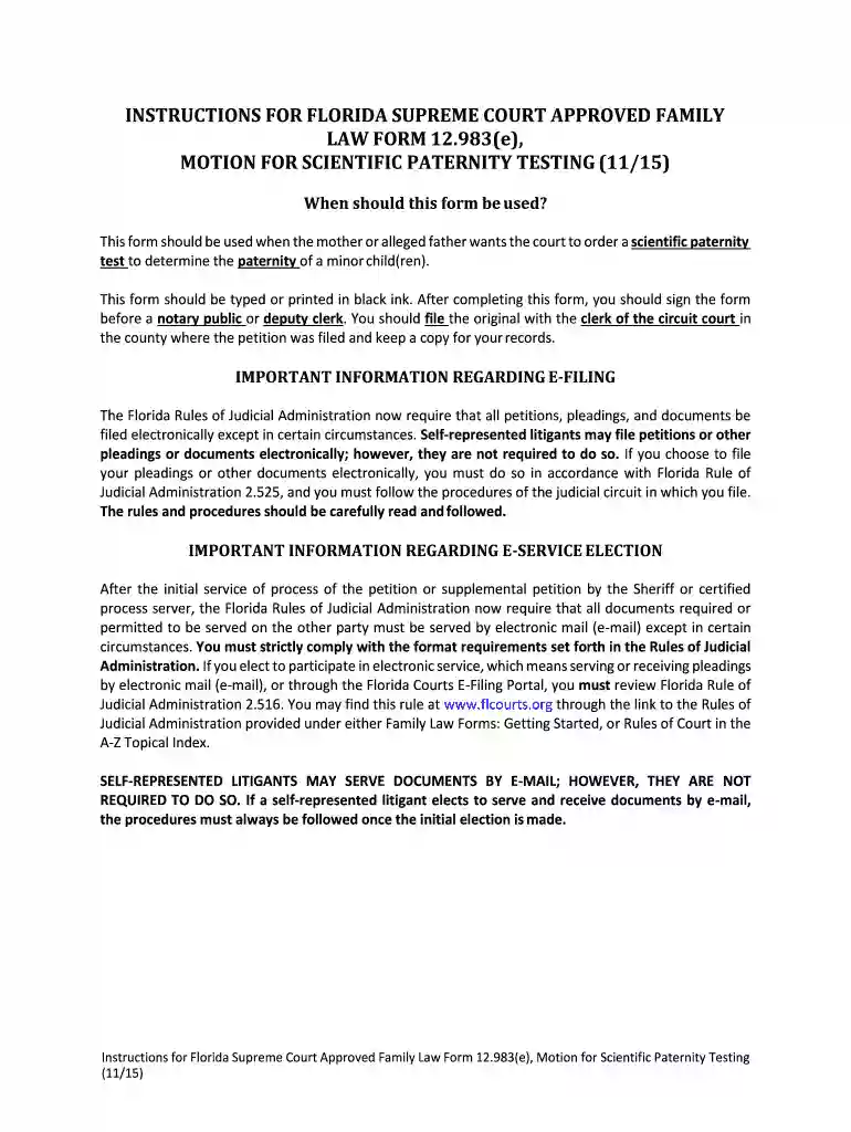 motion paternity Preview on Page 1