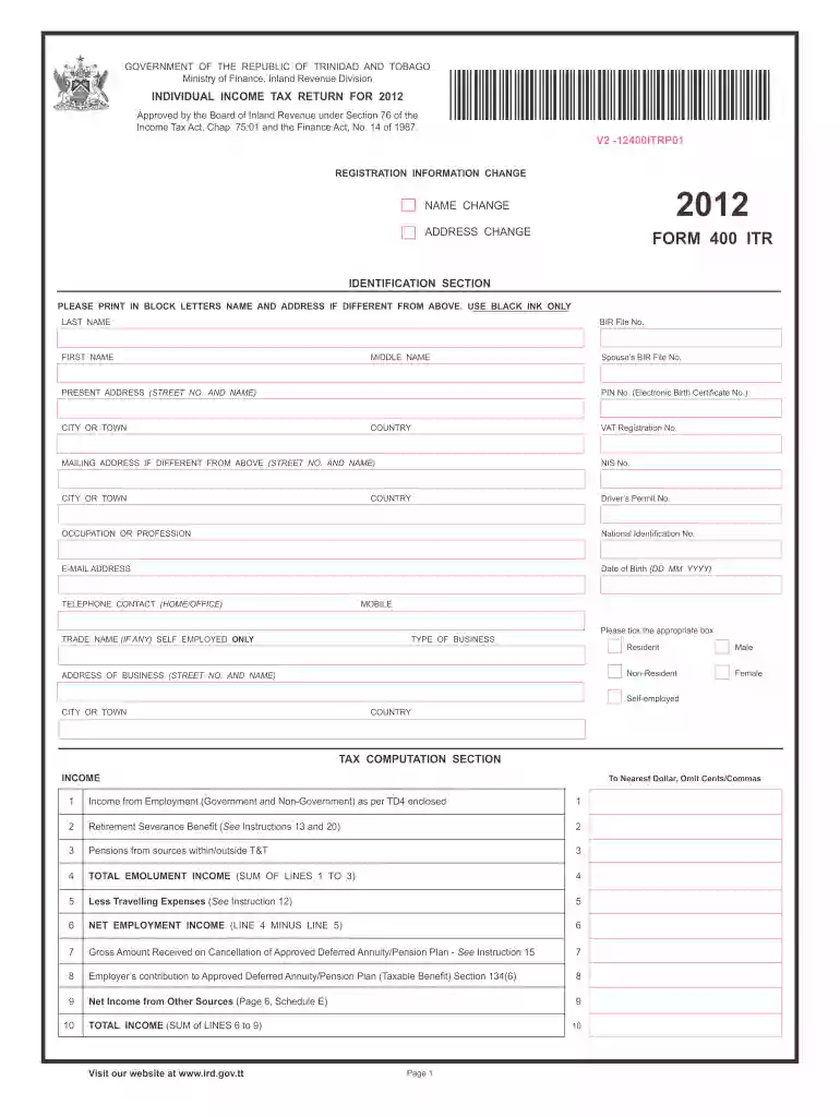 inland revenue forms download Preview on Page 1