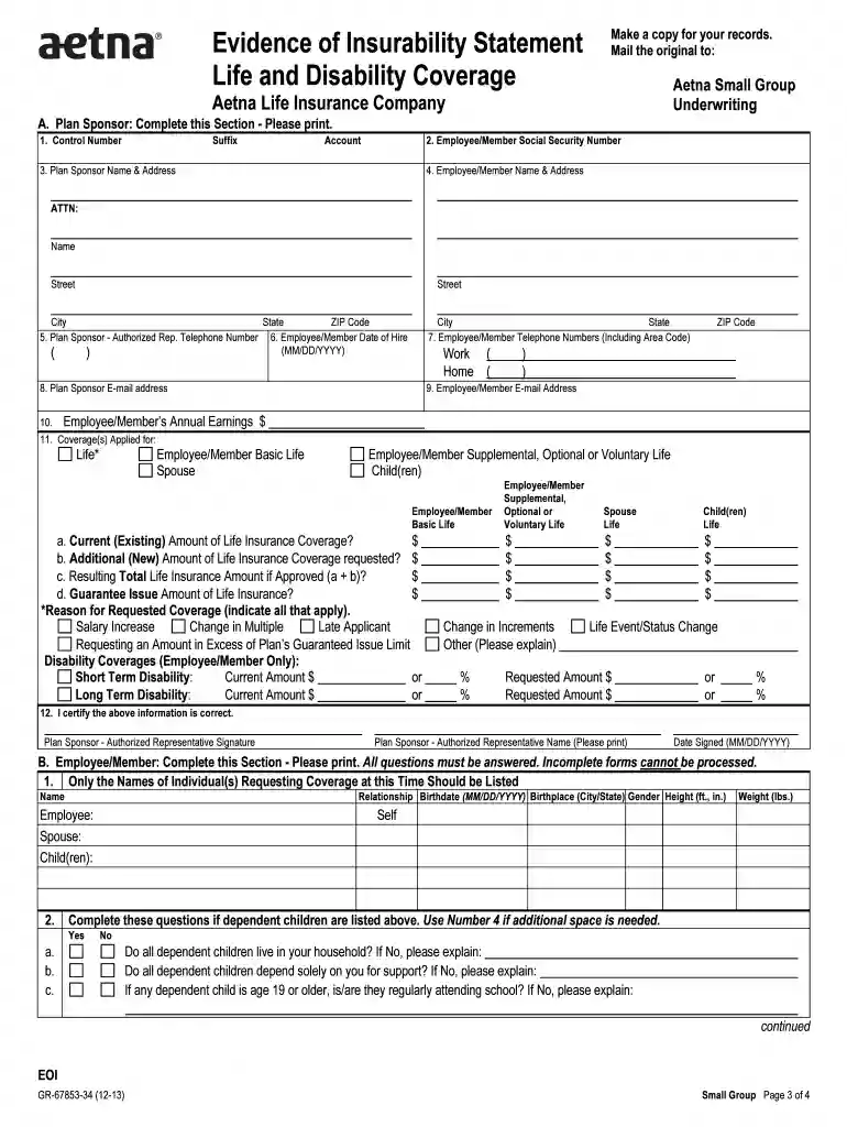 eoi form Preview on Page 1