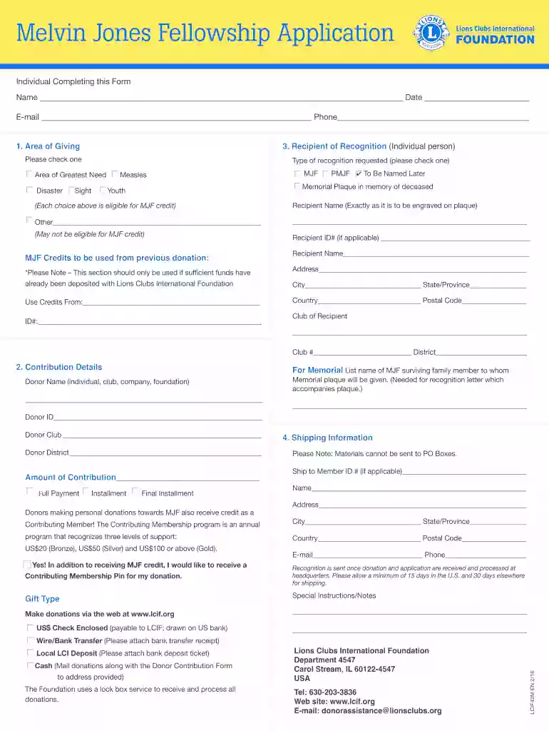 melvin jones application form Preview on Page 1