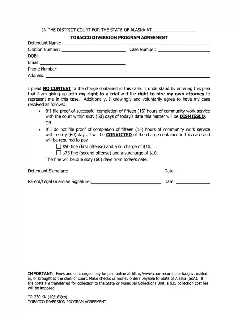 alaska tr kn program Preview on Page 1