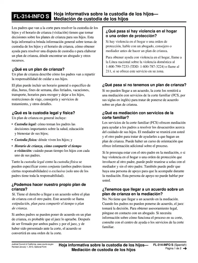 hijos form Preview on Page 1