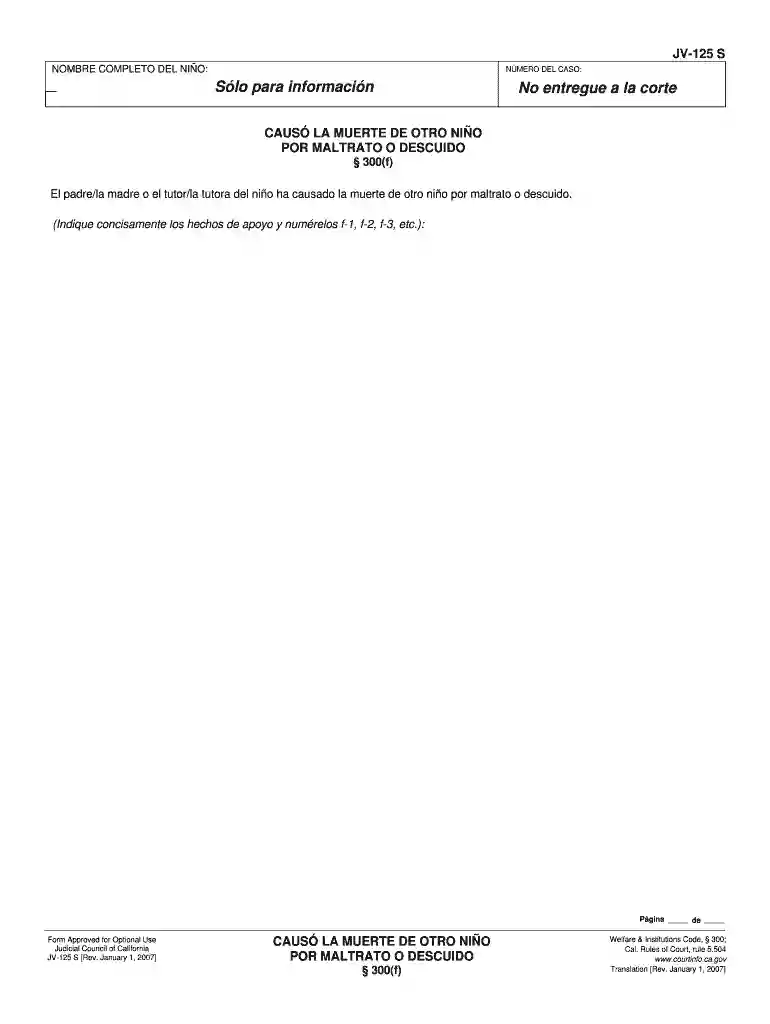 125 maltrato descuido online Preview on Page 1