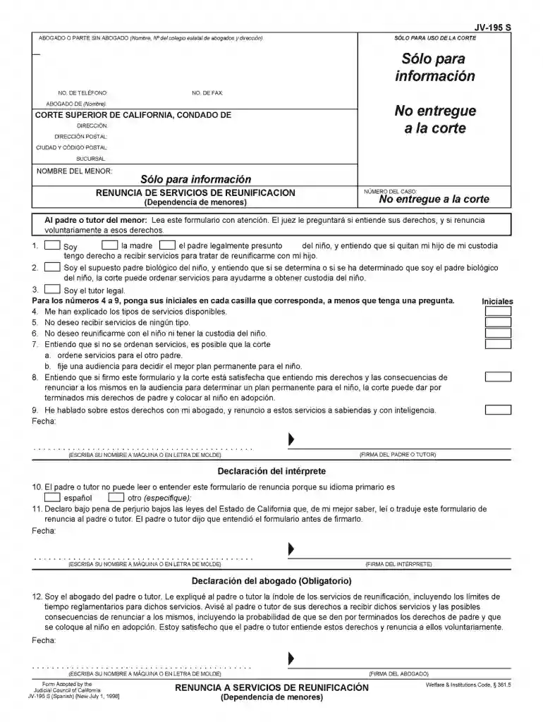 california reunificacion Preview on Page 1