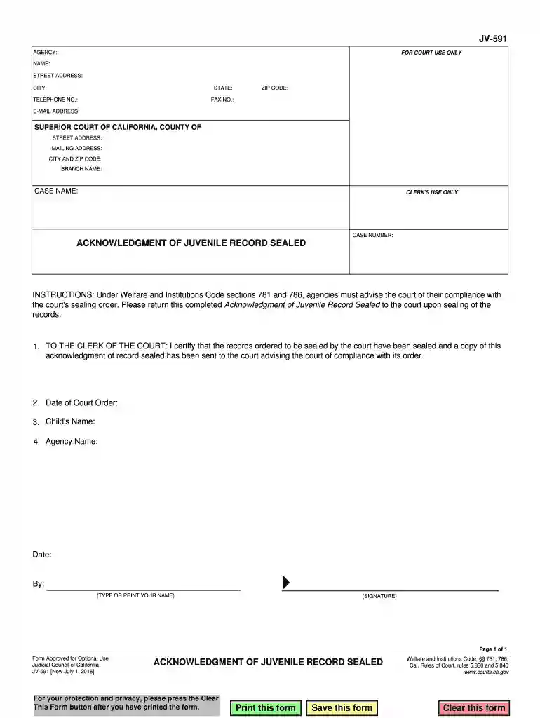 jv 591 form Preview on Page 1