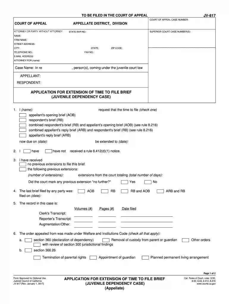 california time form Preview on Page 1