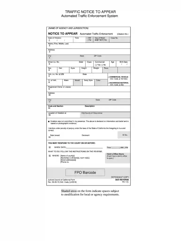 tr 115 Preview on Page 1