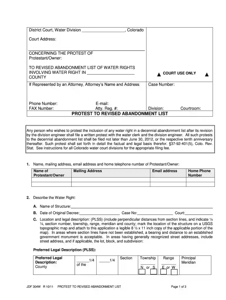 NON-ATTORNEY'S GUIDEBOOK TO COLORADO WATER COURTS Preview on Page 1