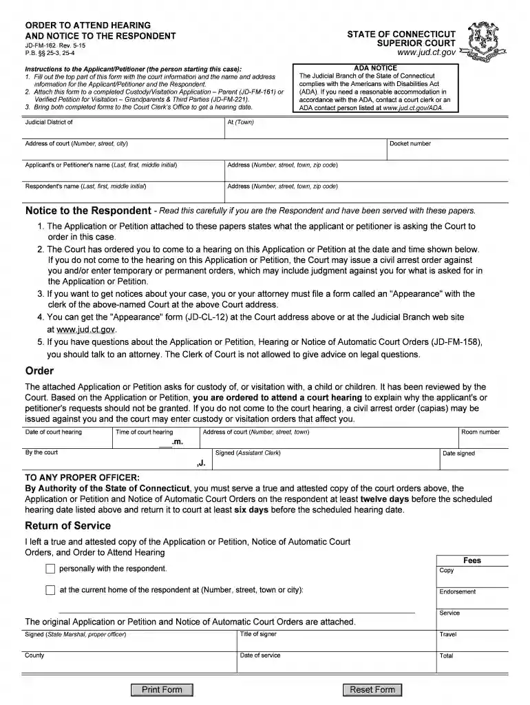 hearing and notice Preview on Page 1