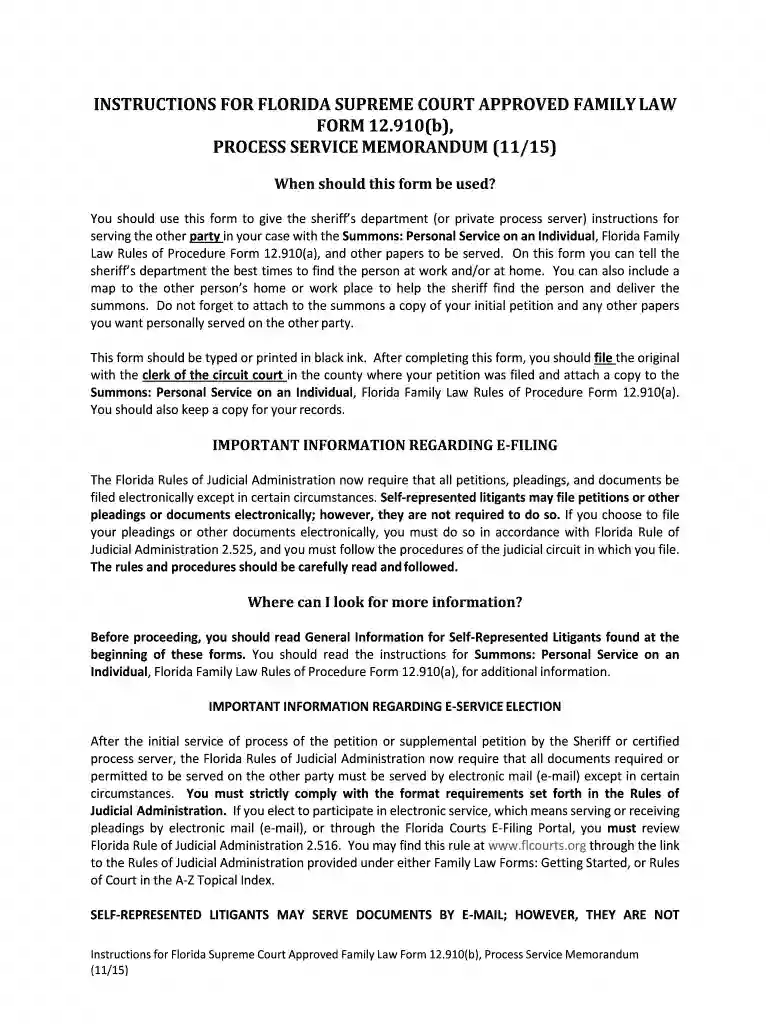 at issuue memorandum in florida for divorce Preview on Page 1