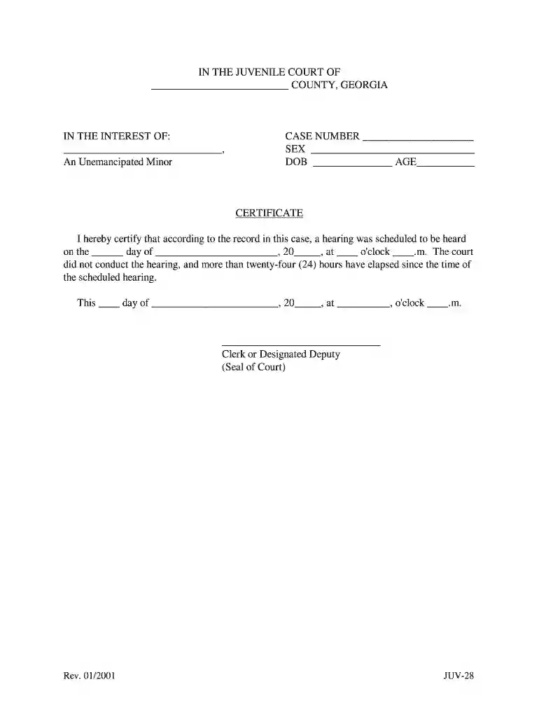 JUV28 Uniform Forms Preview on Page 1