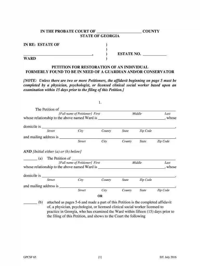 application to restore gun rights in georgia Preview on Page 1