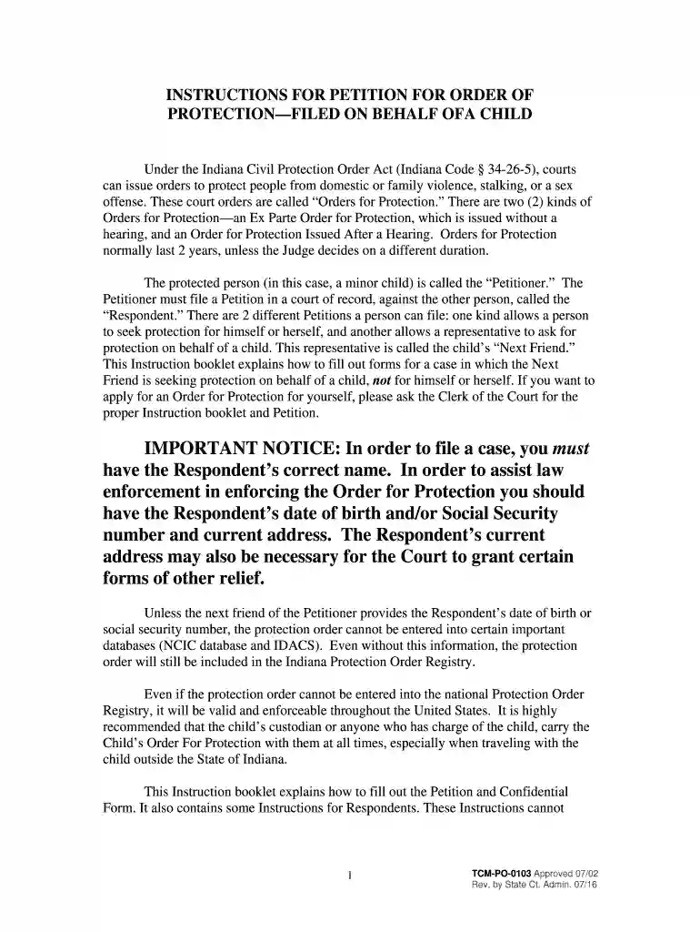 instructions protection Preview on Page 1