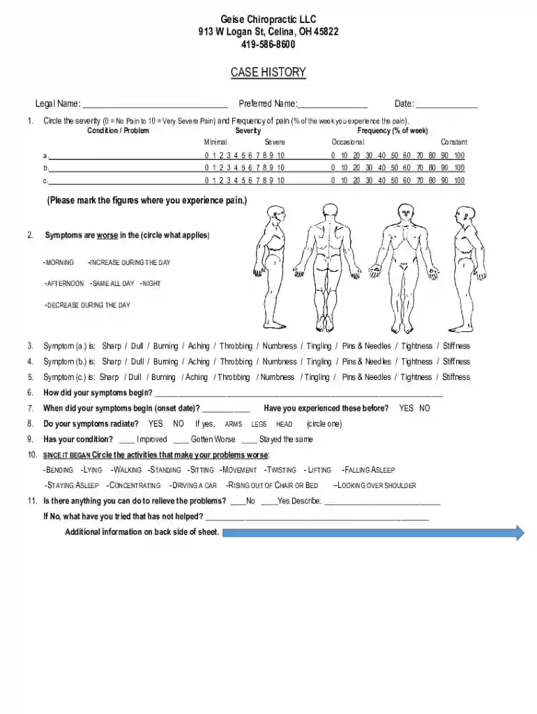 Geise Chiropractic, LLC - Chiropractor in Celina, OH US :: Home Preview on Page 1