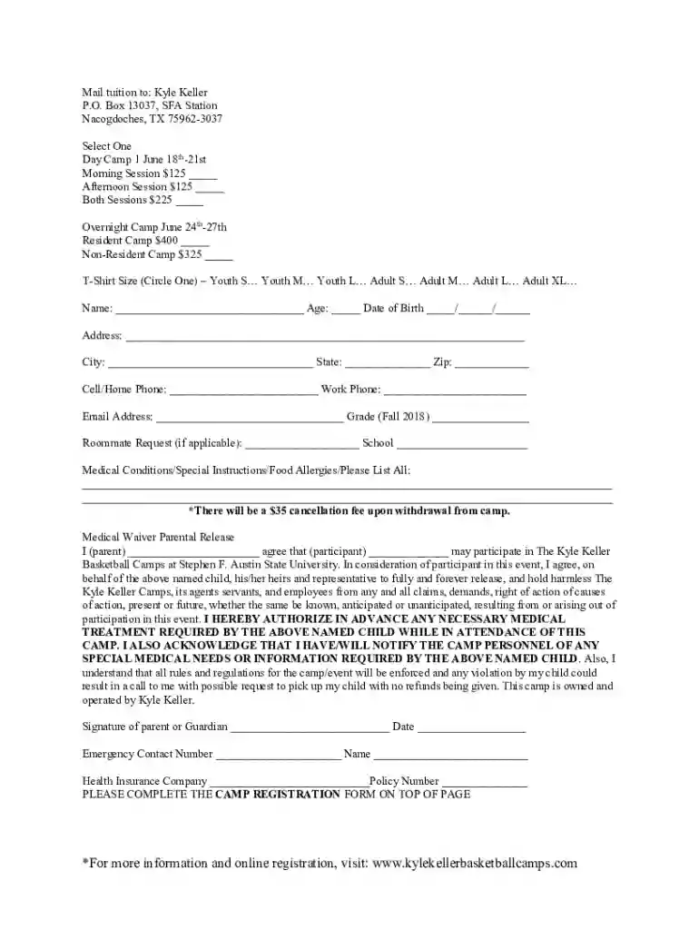 Kyle Keller PO Box 13037, SFA Station Nacogdoches, TX Preview on Page 1