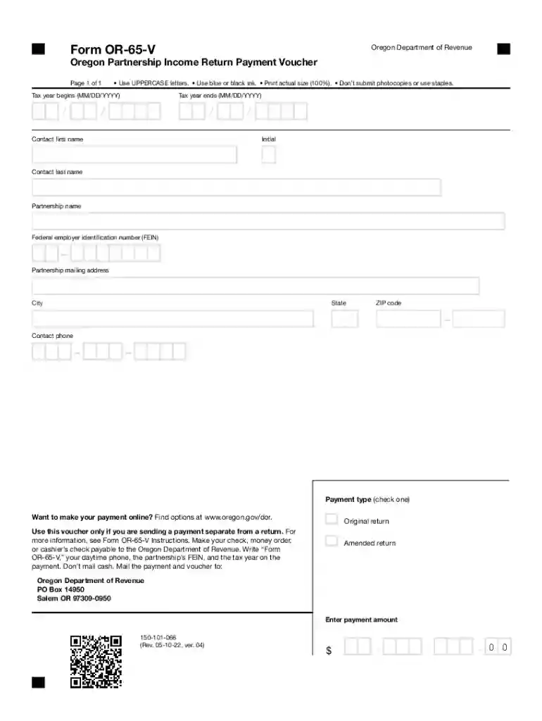 Oregon form 65: Fill out & sign online Preview on Page 1