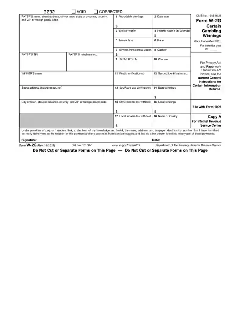 w2g form Preview on Page 1