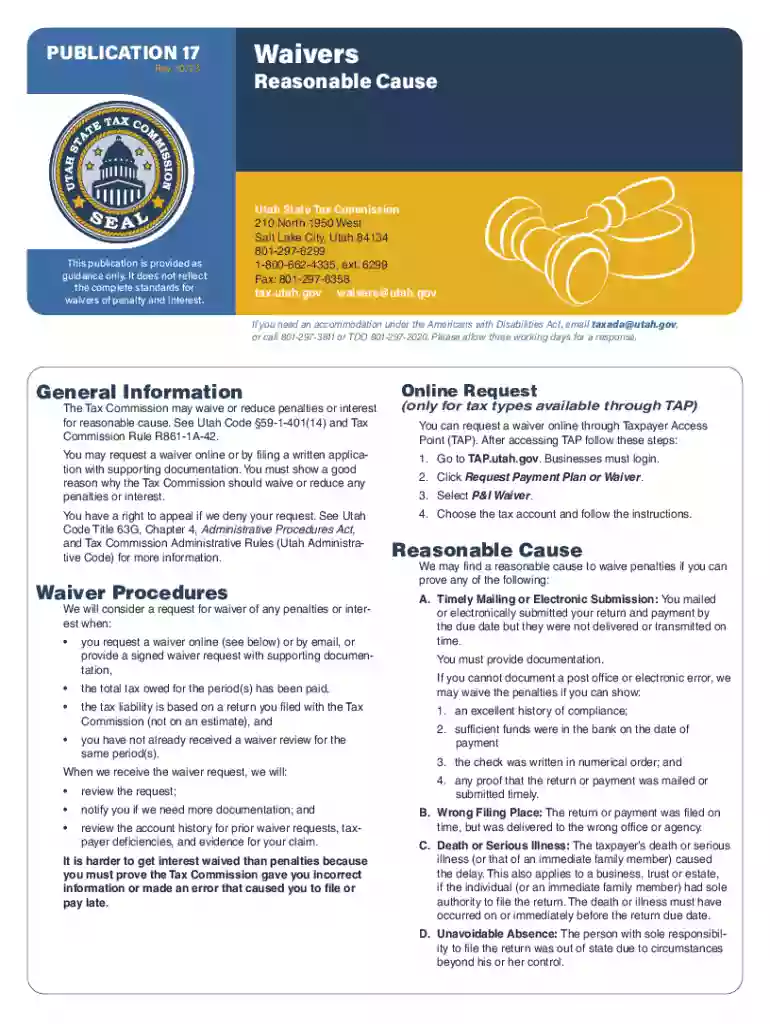 waivers utah gov Preview on Page 1