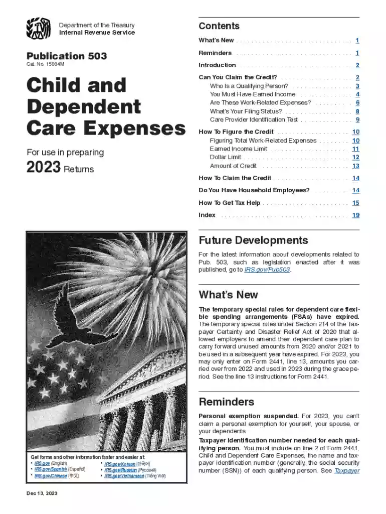 irs child dependent care Preview on Page 1