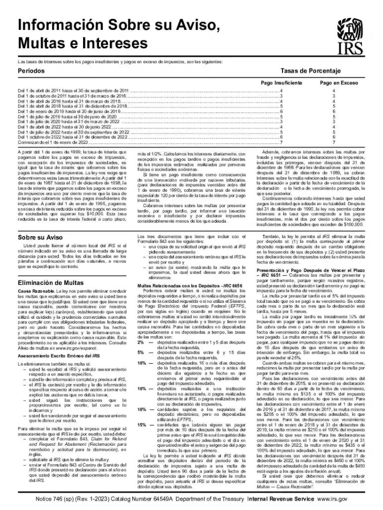 InteresesInternal Revenue Service Preview on Page 1