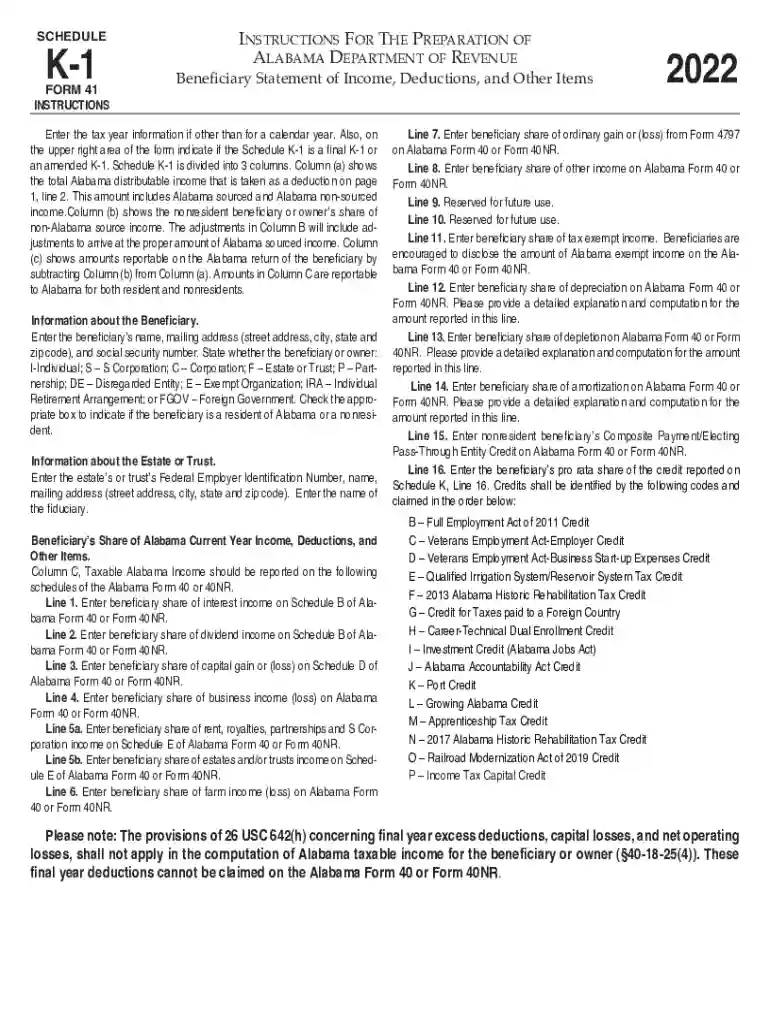 schedule k1 form Preview on Page 1