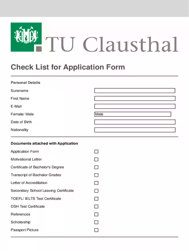 How to complete the application form - University of Notre Dame Preview on Page 1