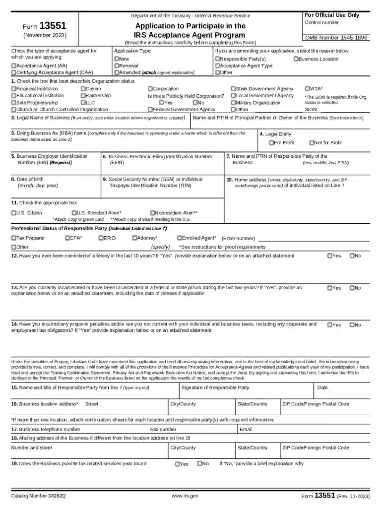 itin acceptance agent Preview on Page 1