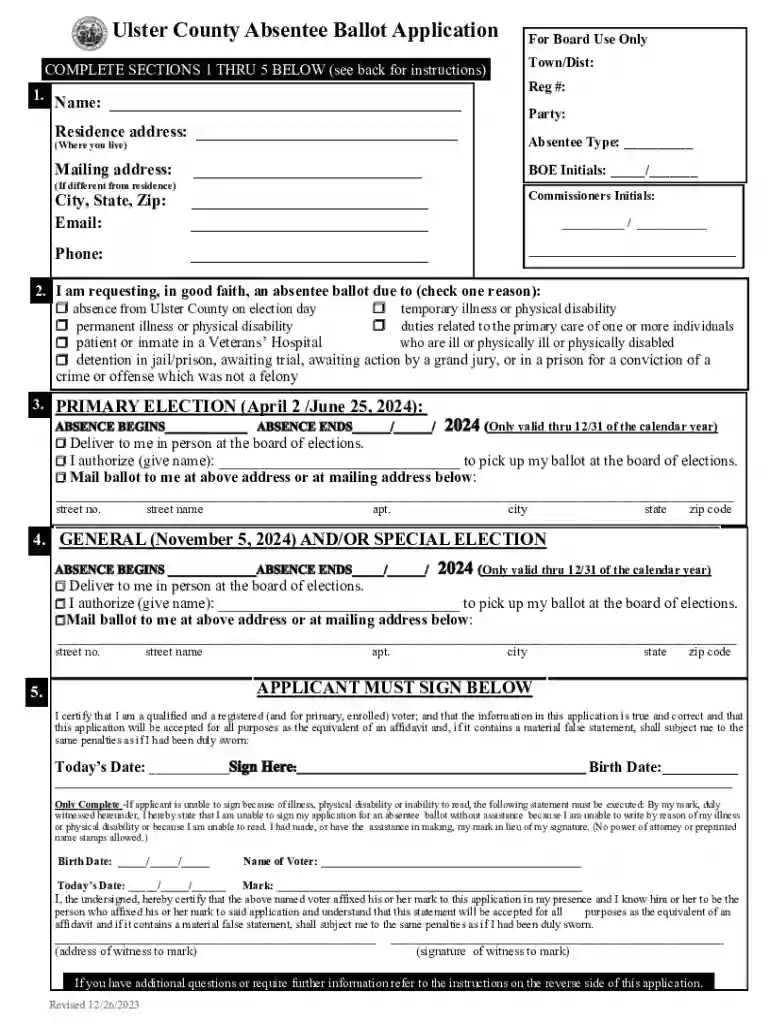 Absentee Voting - SC Votes Preview on Page 1