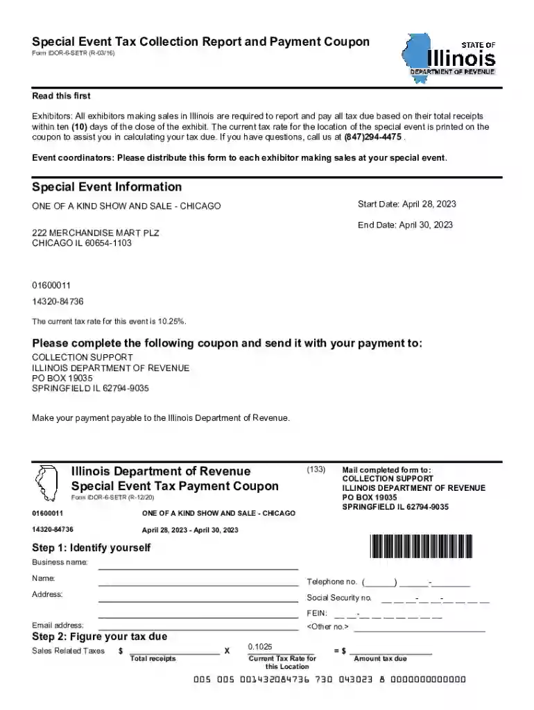 idor 6 setr form Preview on Page 1