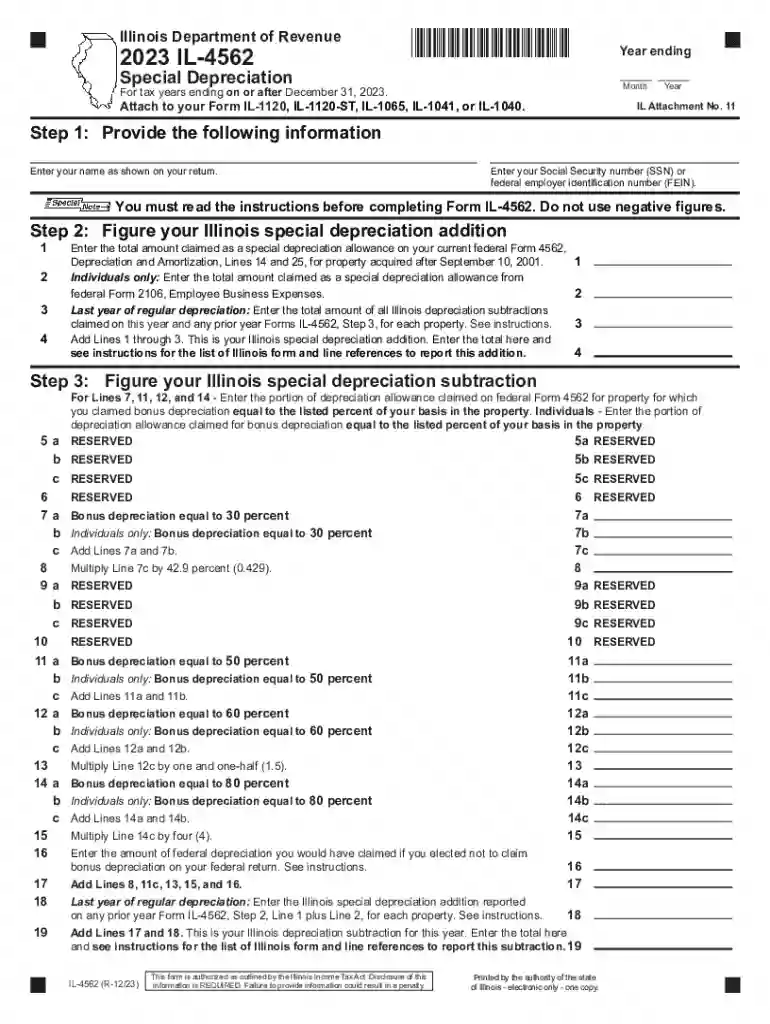 il 4562 instructions 2023 Preview on Page 1