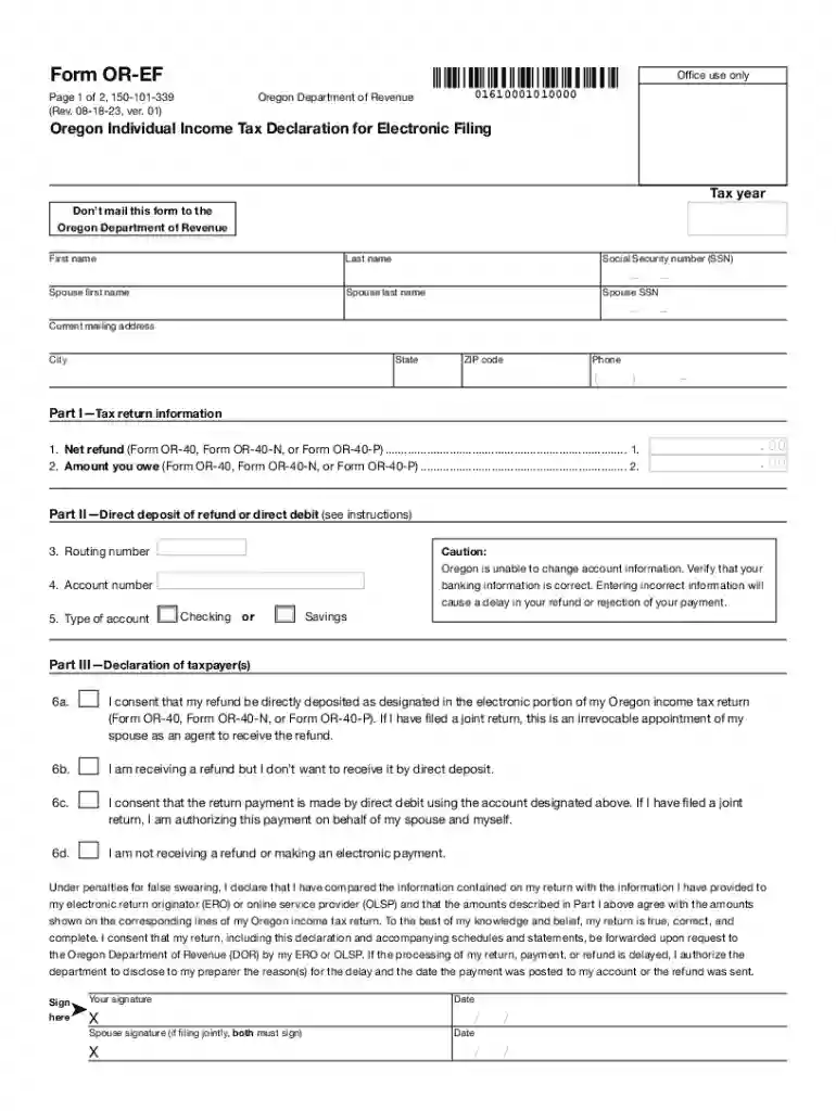 DOR Electronic Filing - Wisconsin Department of Revenue Preview on Page 1