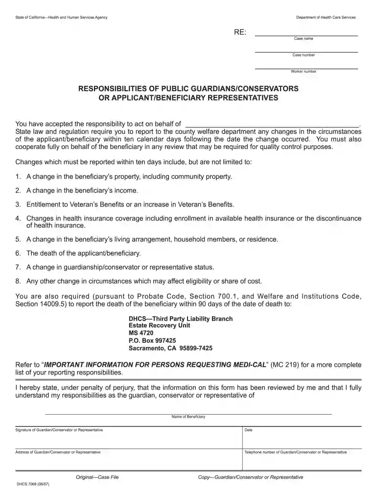 dhcs 7068 Preview on Page 1