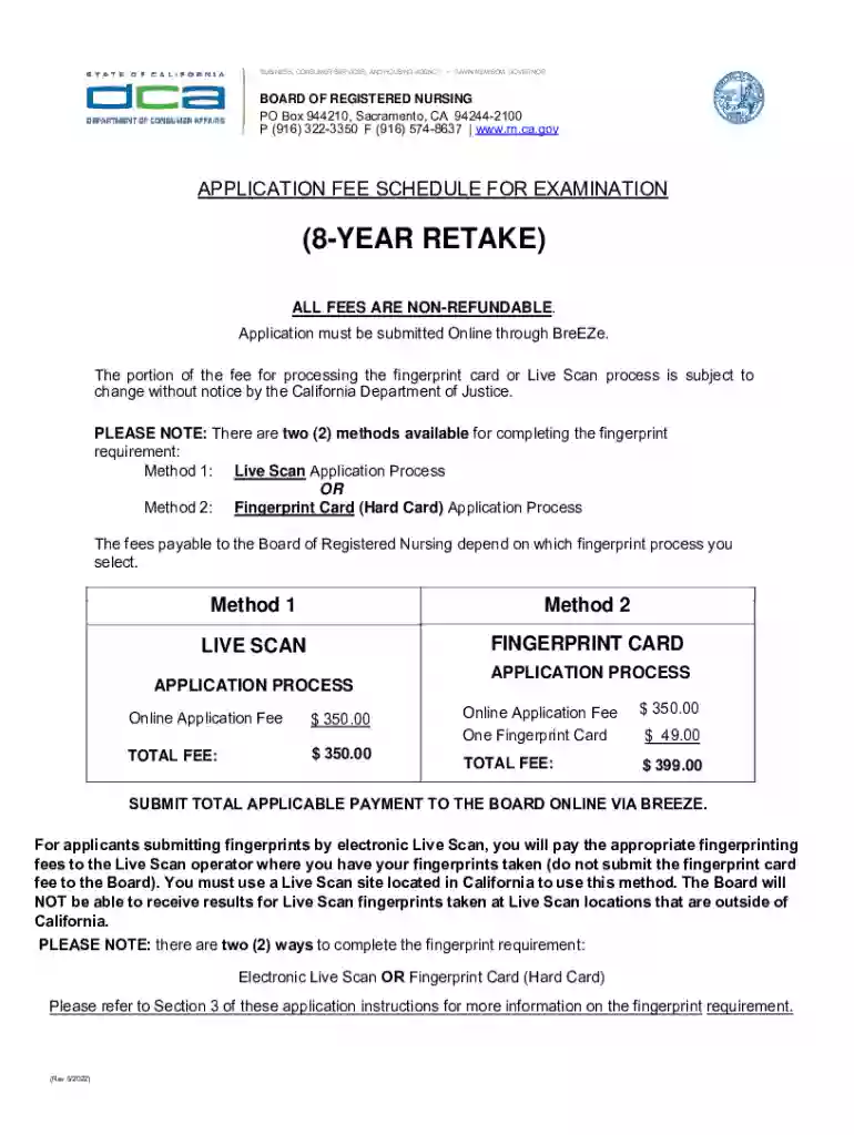 nclex retake application form Preview on Page 1