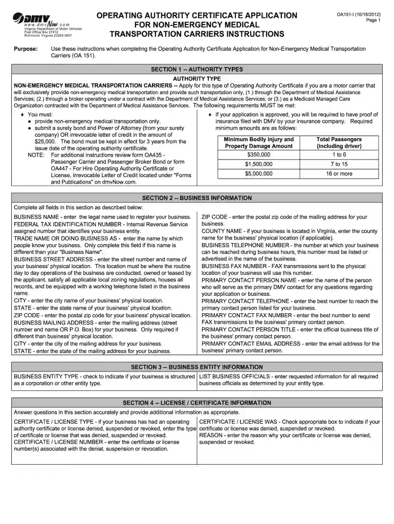 nemt contract template Preview on Page 1