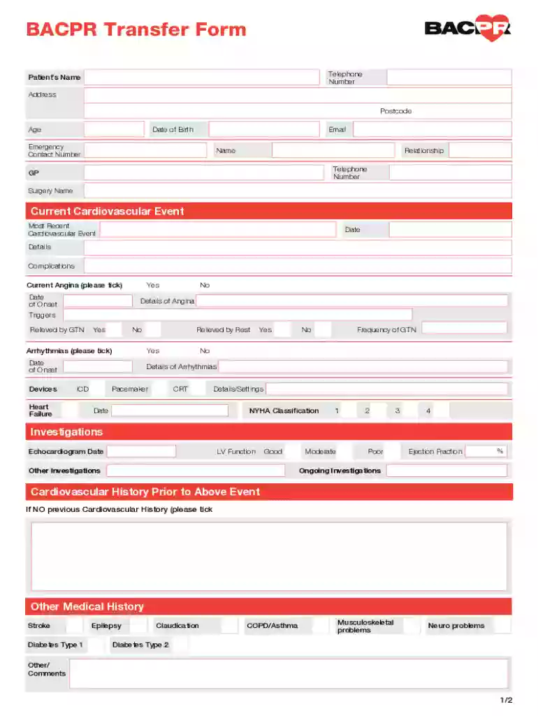 1432 BACPR Transfer Form(E) Preview on Page 1