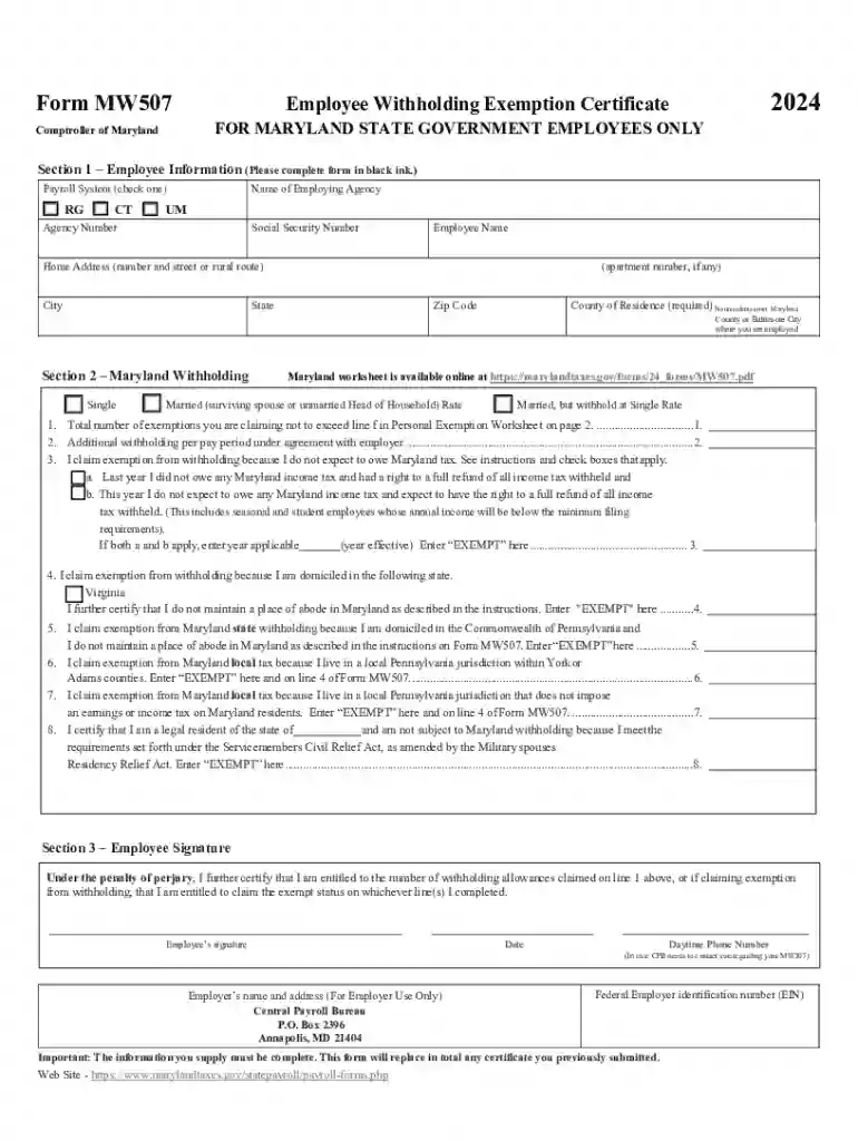 maryland tax forms Preview on Page 1