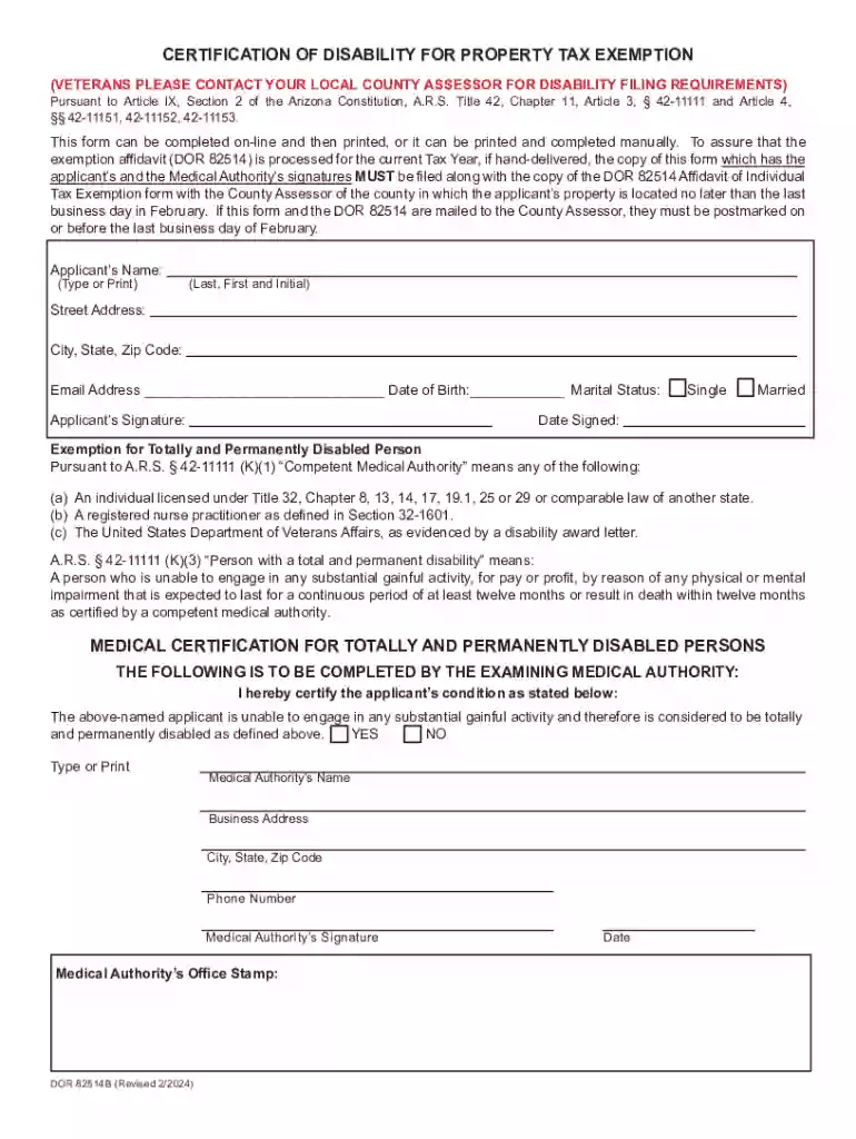 AFFIDAVIT FOR ORGANIZATIONAL TAX EXEMPTION Preview on Page 1