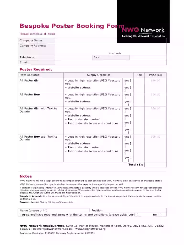 Free Online Poster Maker: Design Custom Posters With Preview on Page 1