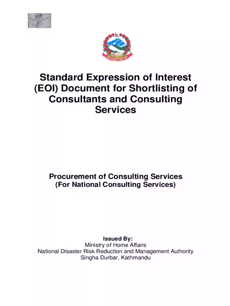 Government of Nepal Ministry of Home Affairs Preview on Page 1
