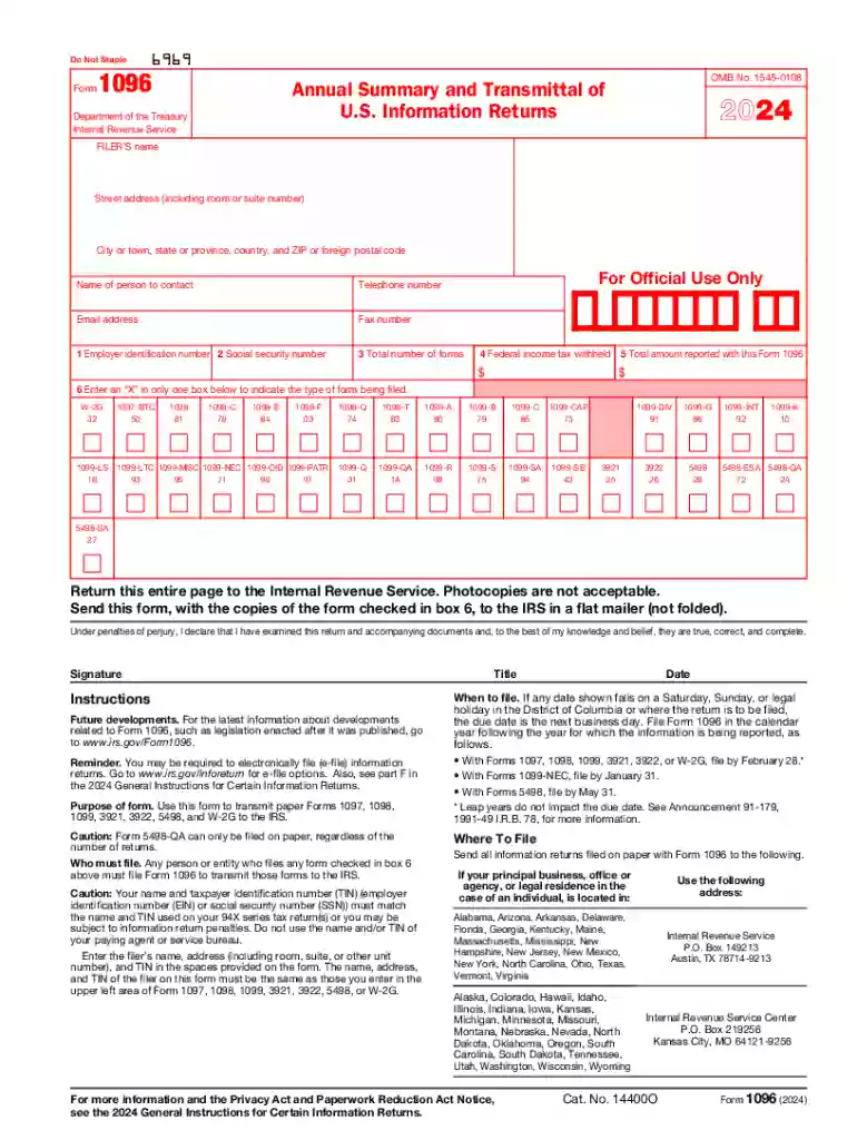 1096 form 2024 Preview on Page 1