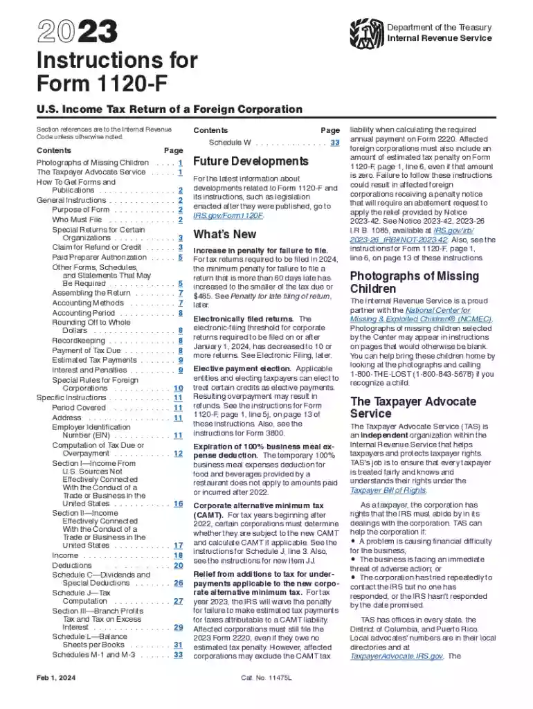 instructions income tax return Preview on Page 1