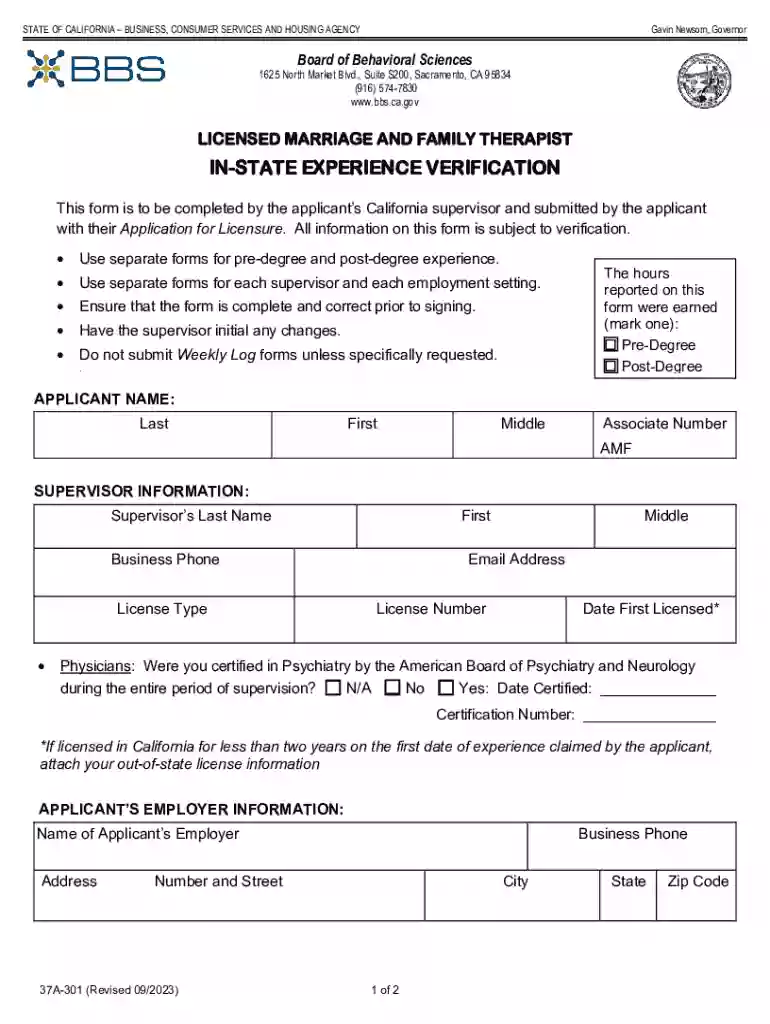 Request For License Or Registration Certification - BBS - CA Preview on Page 1