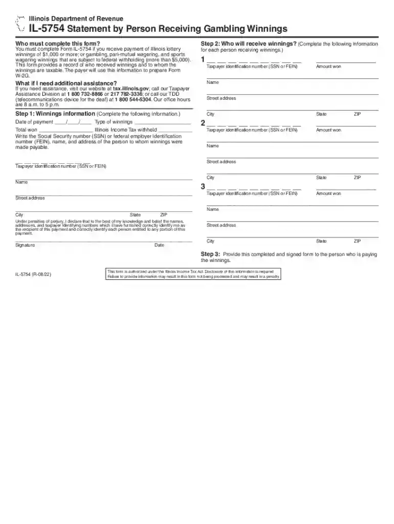 lottery winner claim form Preview on Page 1