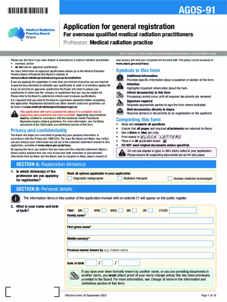 ahpra general registration medical Preview on Page 1
