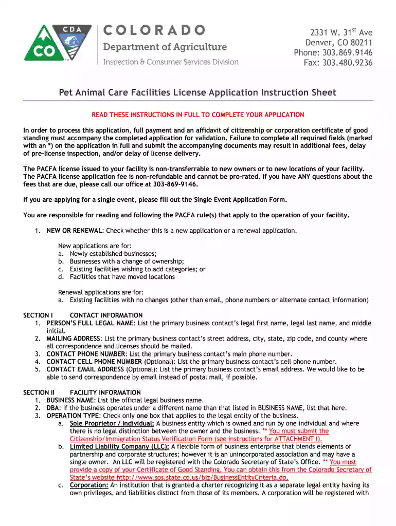blank pacfa applicaation Preview on Page 1